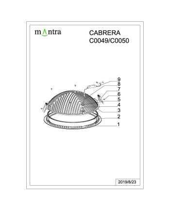 CABRERA * DOWNLIGHT LED 30W - 3000K